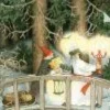 Vykort Inge Löök "Lussetåg"