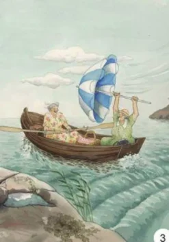 Vykort Inge Löök "Seglar"