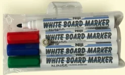 Whiteboardpennor Niji 4-pack rund spets
