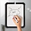 Whiteboardtavla Svart Ram 22x30cm
